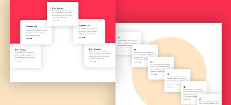 Download 5 FREE CTA Sections with Overlapping Elements for Divi