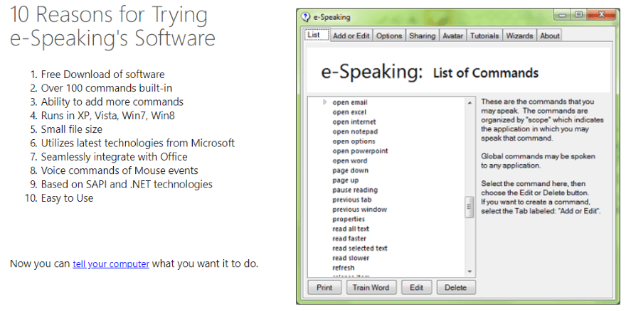 google speech to text for pc windows 7