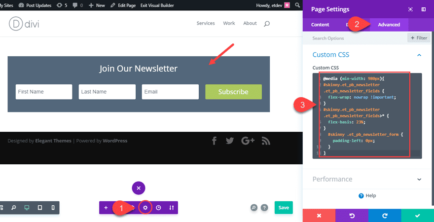 divi email opt-in module