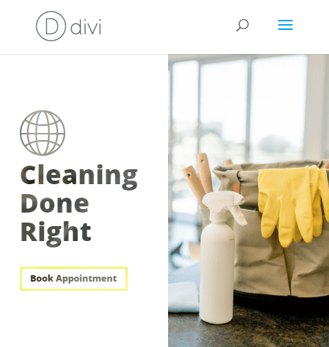 divi header module