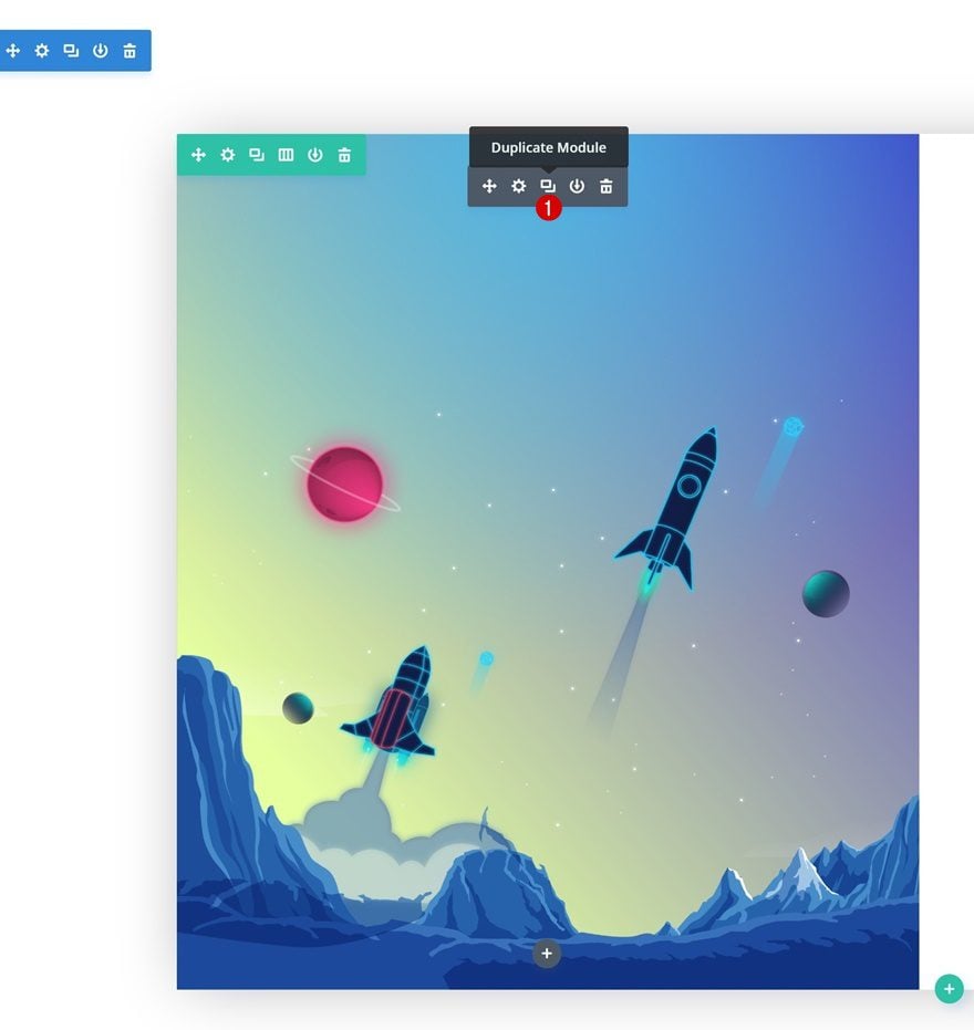 gradient background on hover