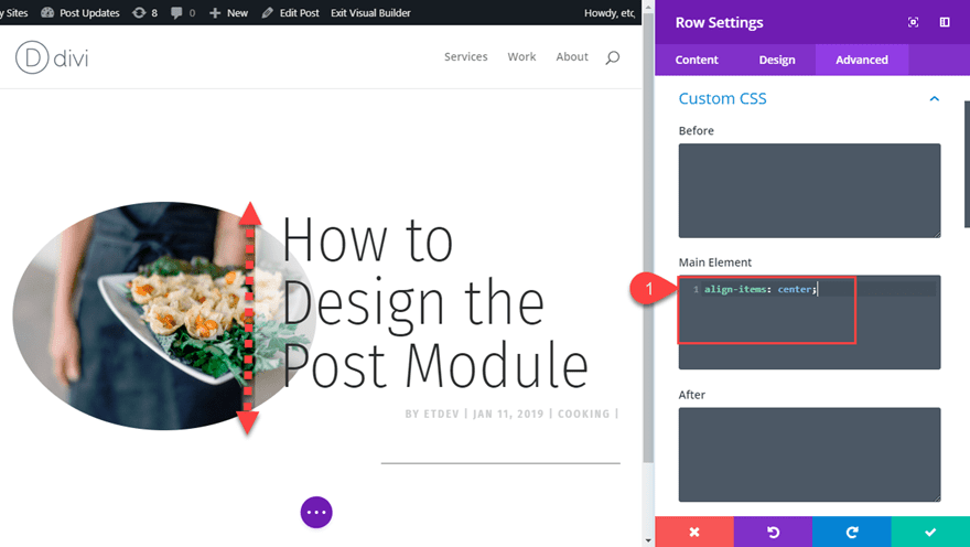 divi post title module