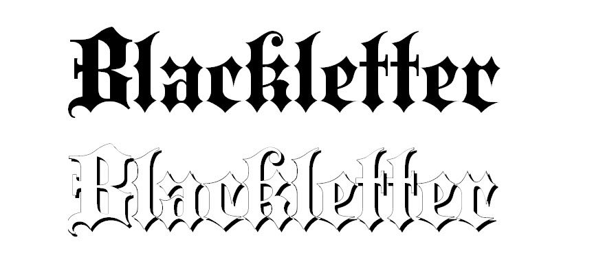 Gothic Stencil Font  Stencil font Lettering fonts Tattoo lettering fonts