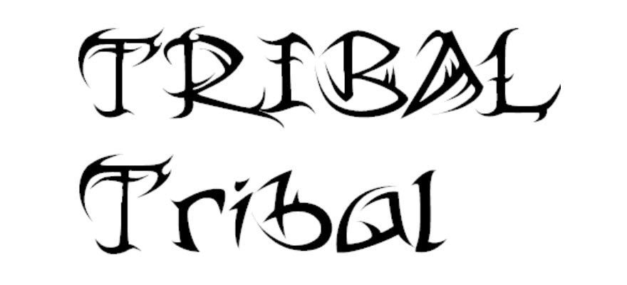 Tattoo Fonts and Scripts