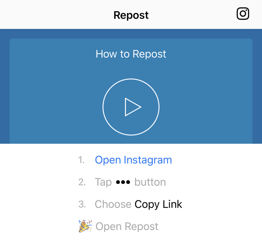 How to Repost a Video on Instagram