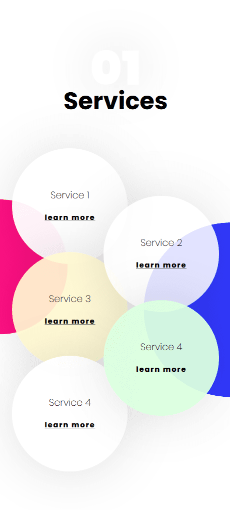 serviços móveis  - 3 1 - Layout Mobile para Menu &#8220;Serviços&#8221; no seu site