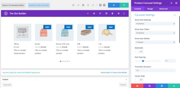 Divi Plugin Highlight: Divi Product Carousel Module