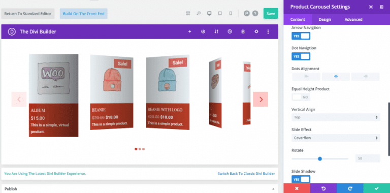Divi Plugin Highlight: Divi Product Carousel Module
