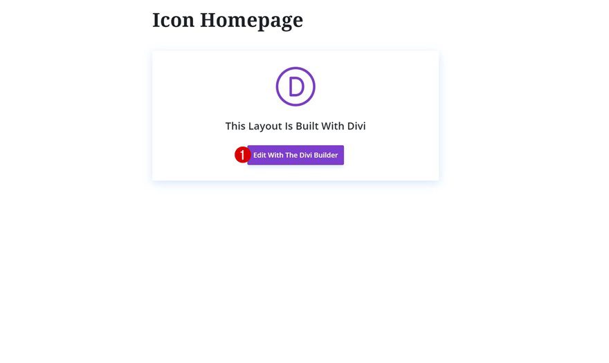 icon navigation page