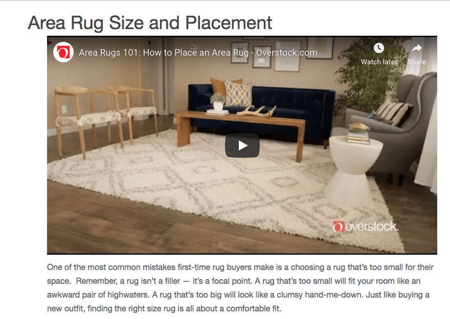 A rug buying guide from Overstock.