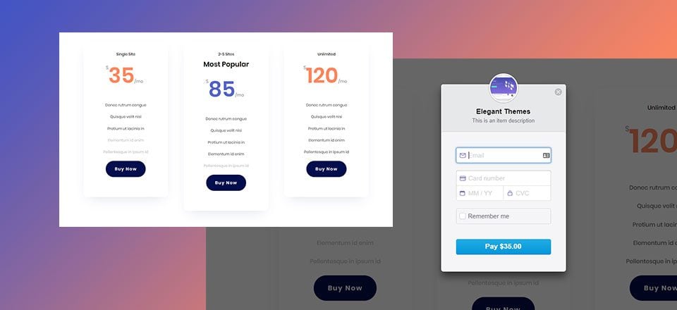 How to Add Simple Stripe Payment Buttons to Your Pricing Tables in Divi