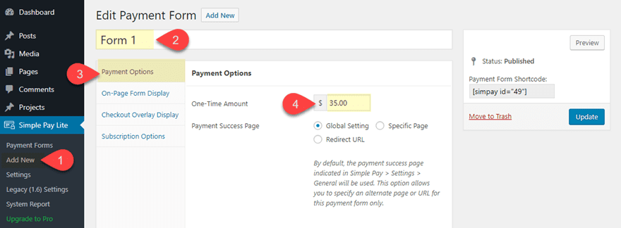 stripe payment buttons