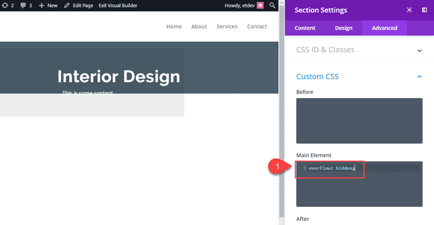 position images in Divi