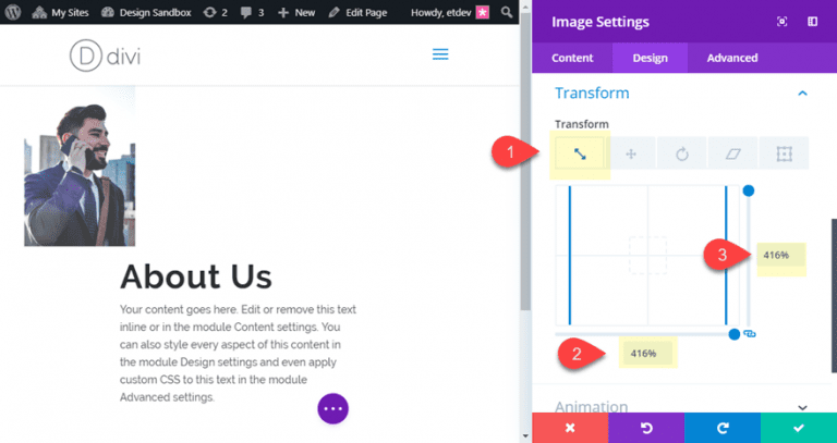 How to Style and Position Images in Abstract Places in Divi