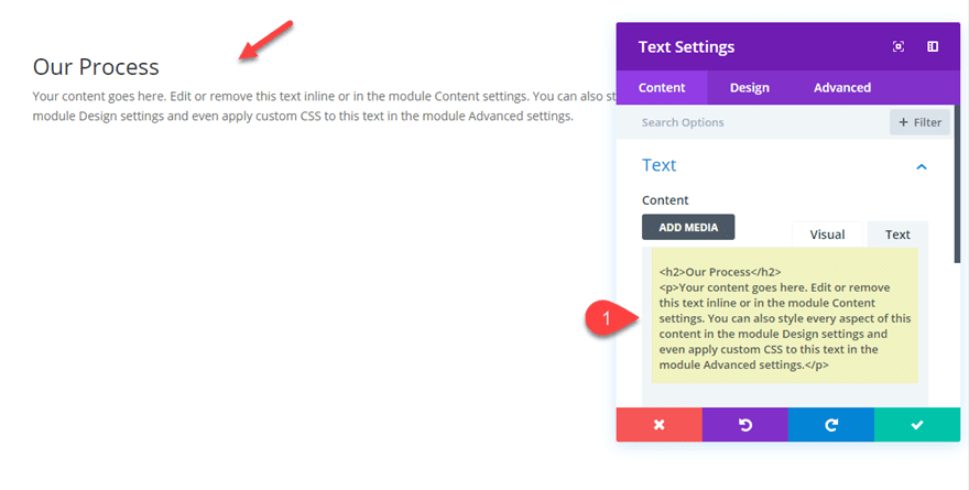 blurb module layout