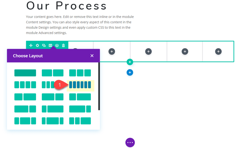 blurb module layout