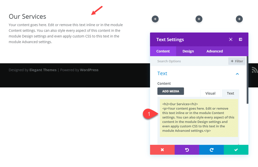 blurb module layout