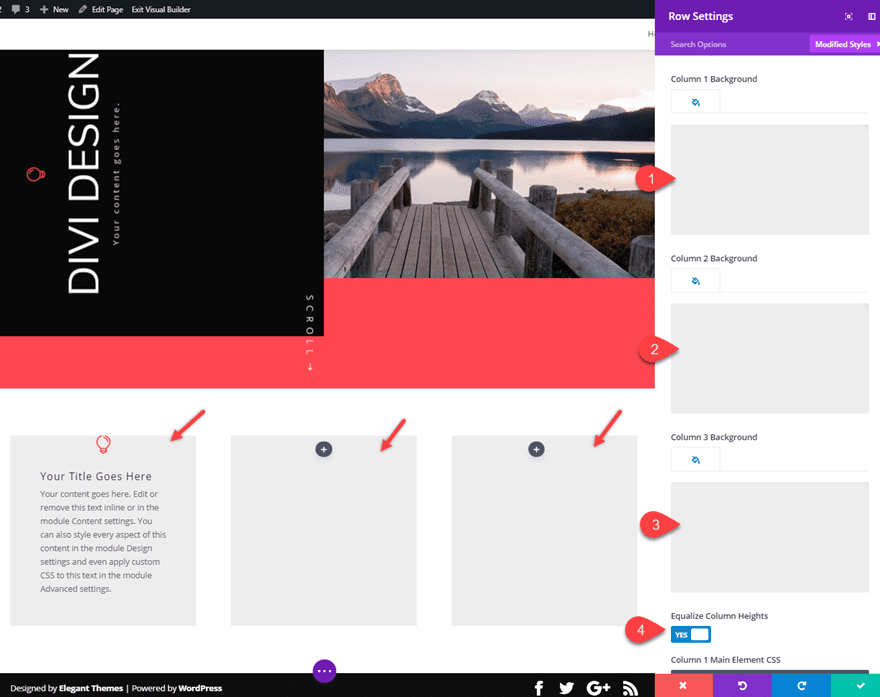 rotate text in divi