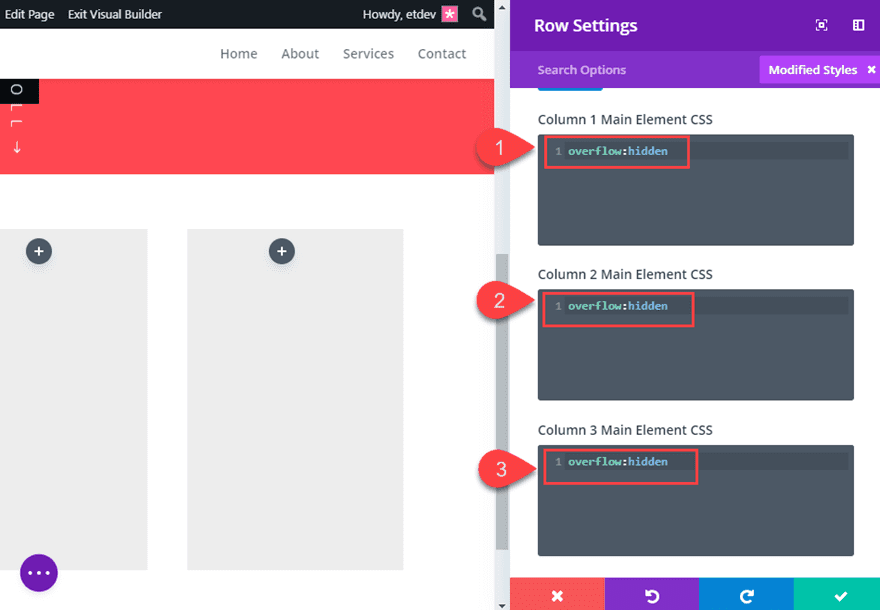 rotate text in divi