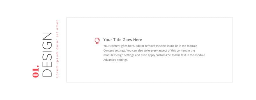 rotate text in divi