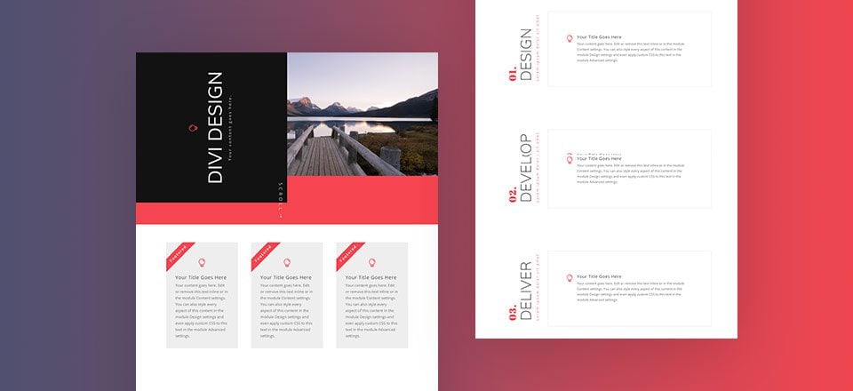 How to Rotate Text for Unique Layout Designs in Divi (Tutorial + FREE Layout Download)