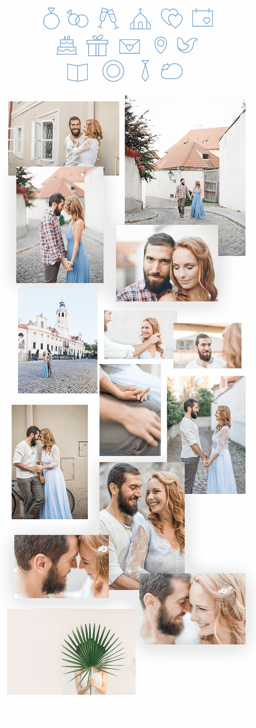 wedding engagement layout pack