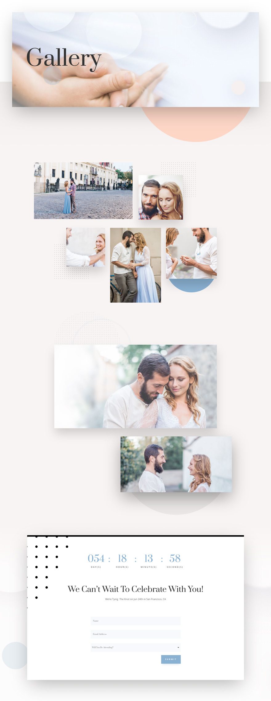 wedding engagement layout pack