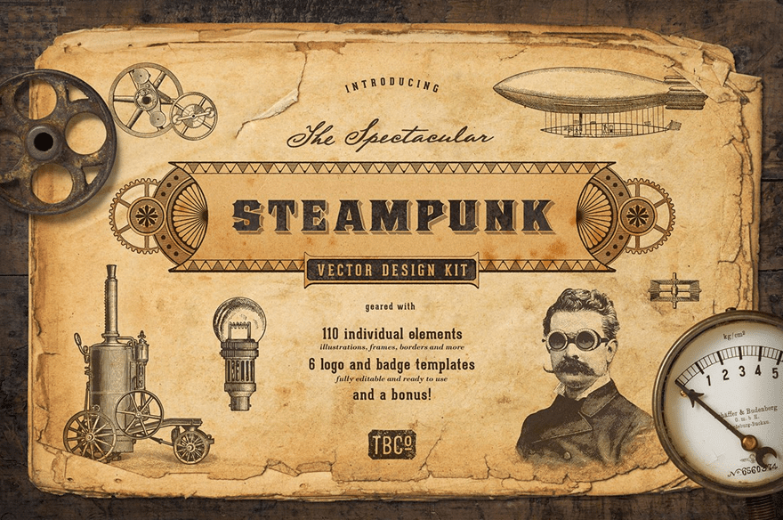 Steampunk Fonts and Victorian Fonts