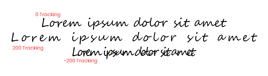 Kerning vs Tracking vs Leading