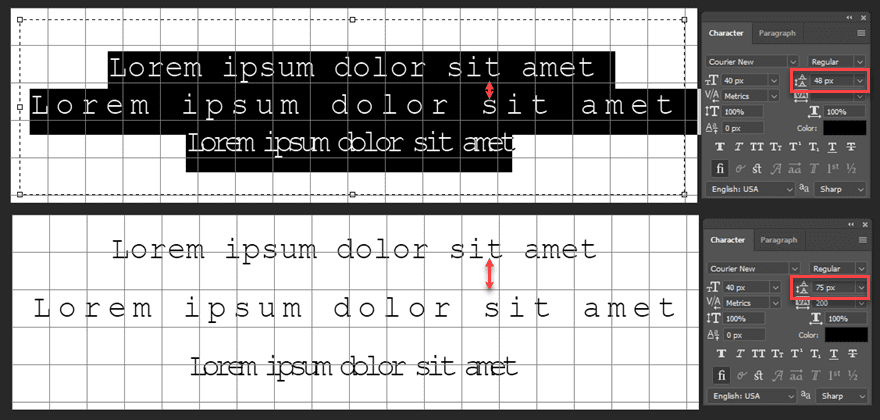 Kerning vs Tracking vs Leading