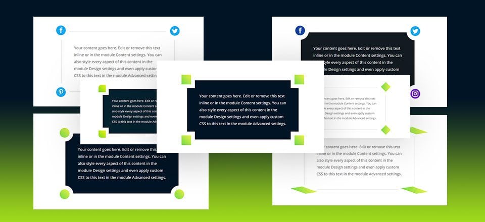 How to Create Floating Corner Designs for Content in Divi