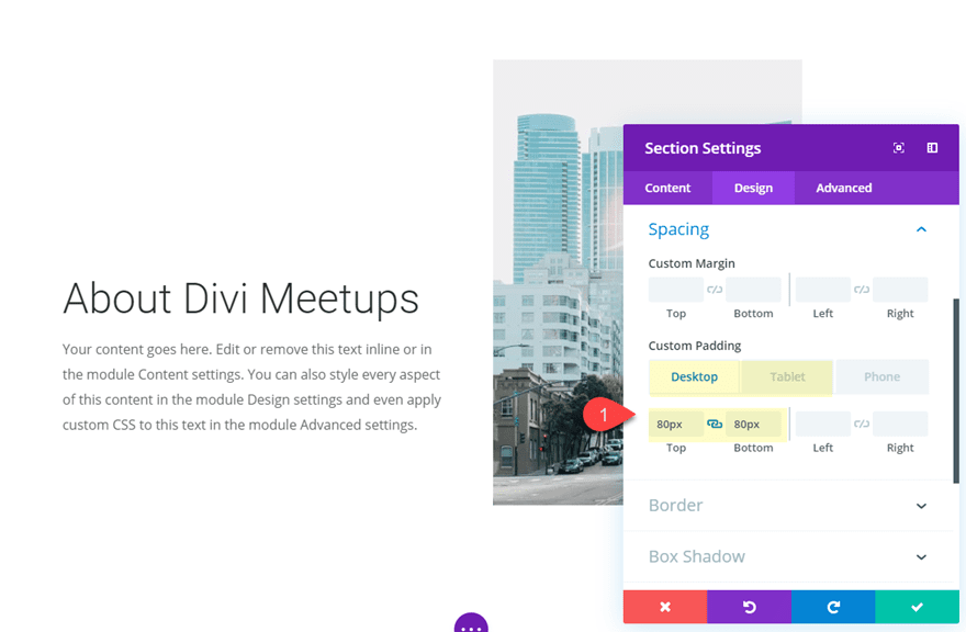 divi section divider backgrounds