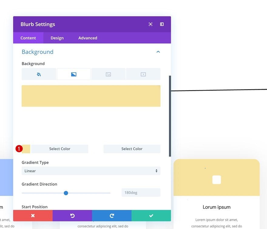 timeline section