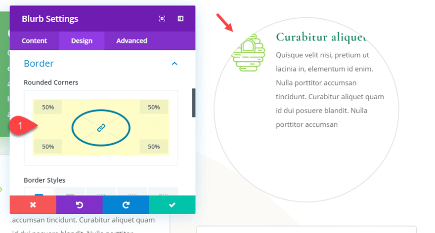 divi circular elements