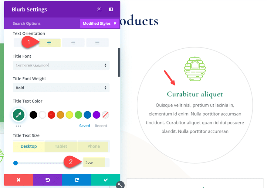 divi circular elements