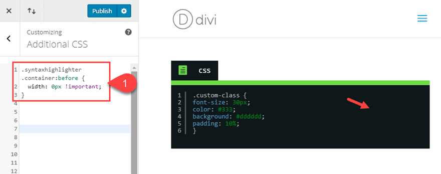 divi code snippets