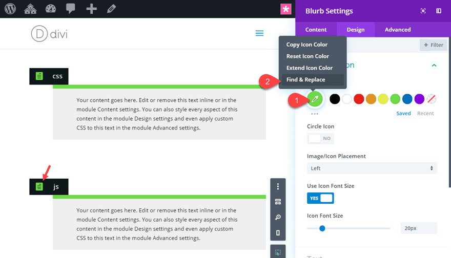 divi code snippets