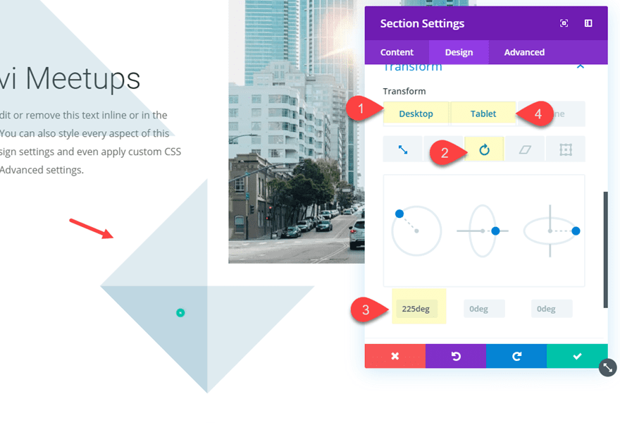 divi section divider backgrounds