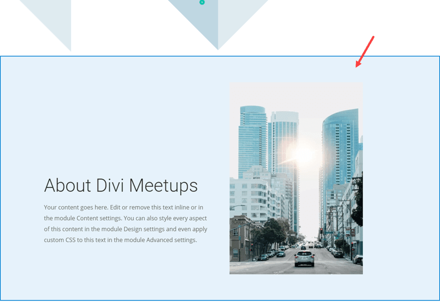 divi section divider backgrounds