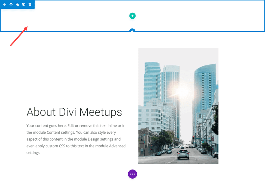 divi section divider backgrounds