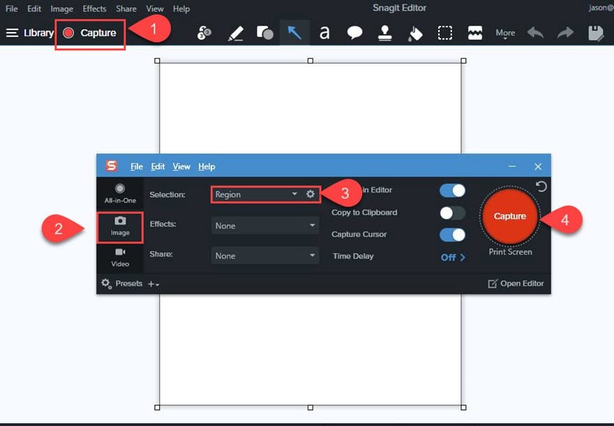Create an Animated GIF, Snagit