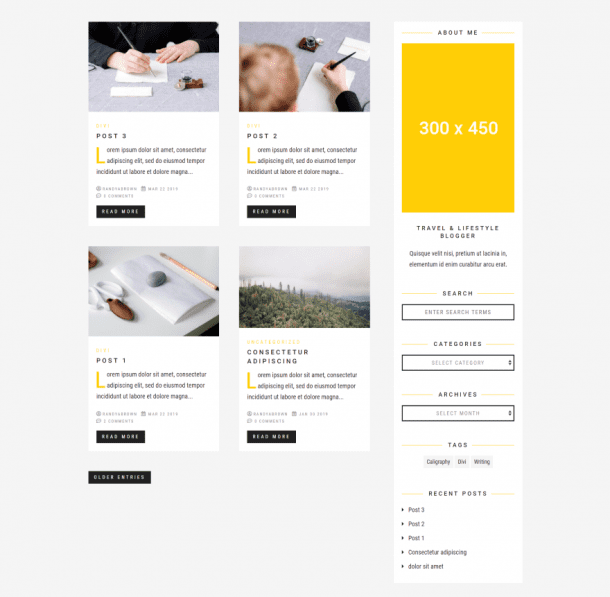 The Journal Blog Kit for Divi Overview and Review