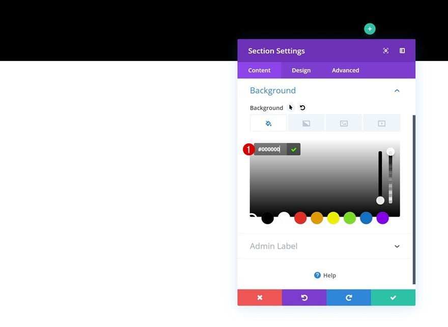 hover sections