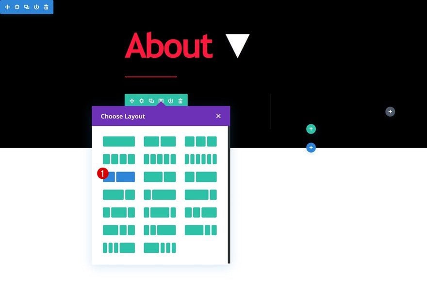 hover sections