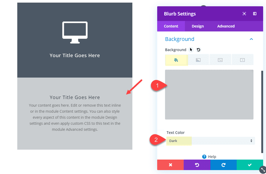 Divi Transform Properties on Click