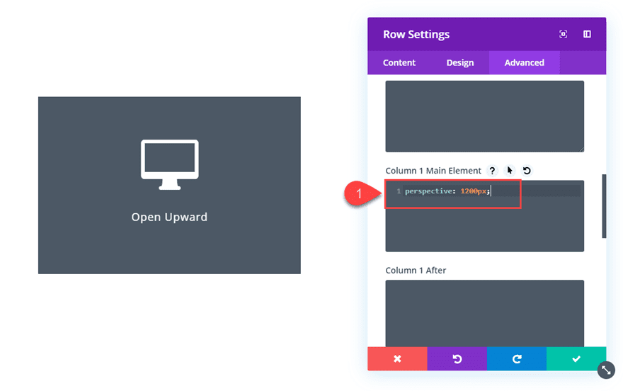 Divi Transform Properties on Click