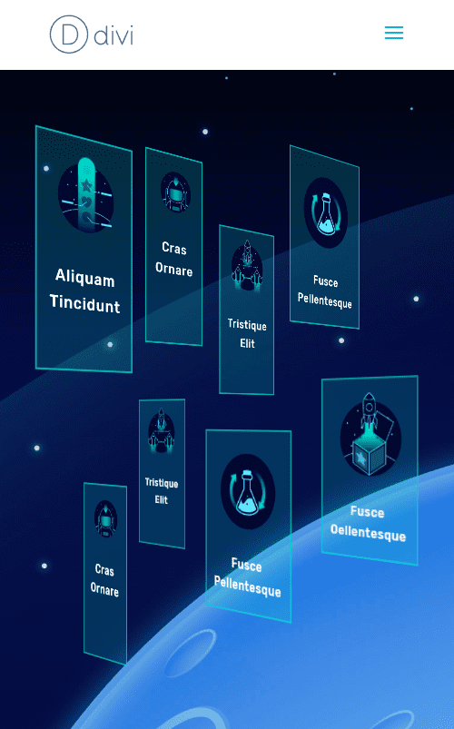 divi floating modules