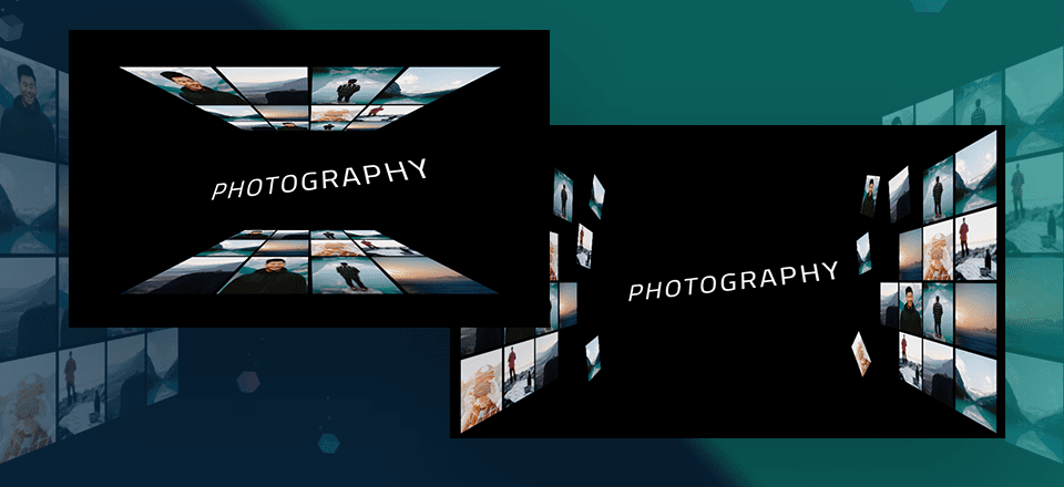 How to use Perspective with Transform Options to Design 3D Photo Walls in Divi