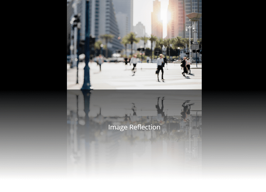 divi reflections for text and images