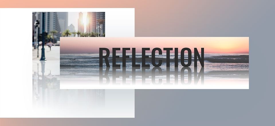 How to Design Reflections for Images and Text in Divi